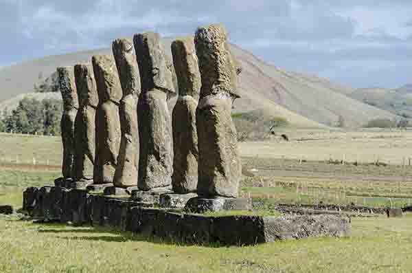 104 - Chile - isla de Rapa Nui o Pascua - Ahu Akivi